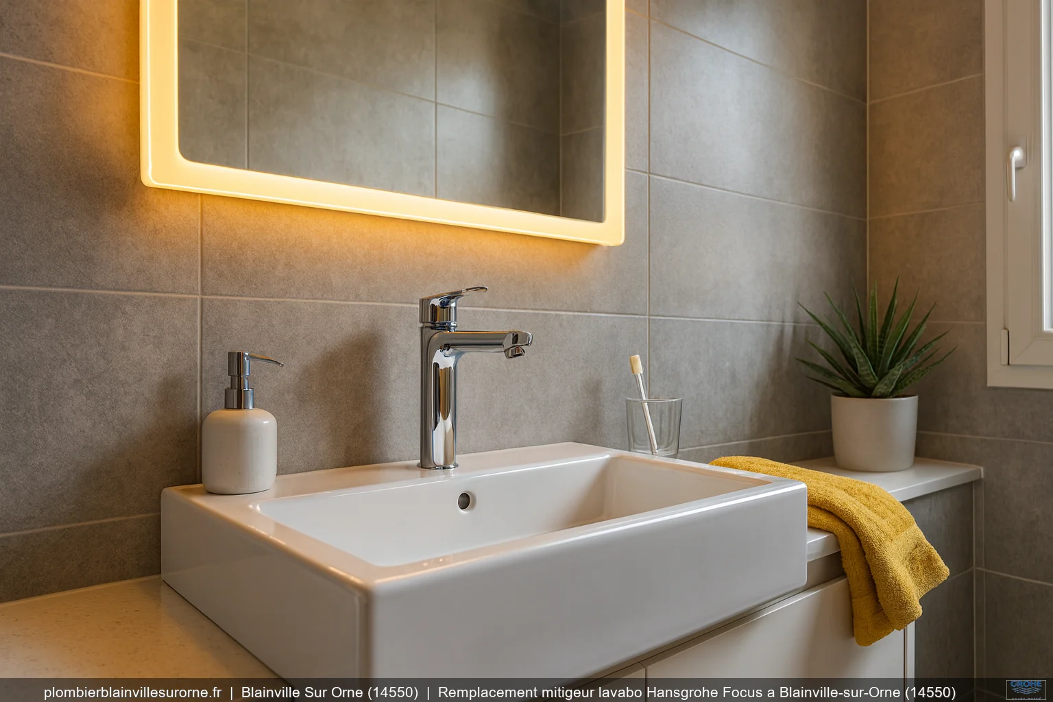 Remplacement mitigeur lavabo Hansgrohe Focus a Blainville-sur-Orne (14550)