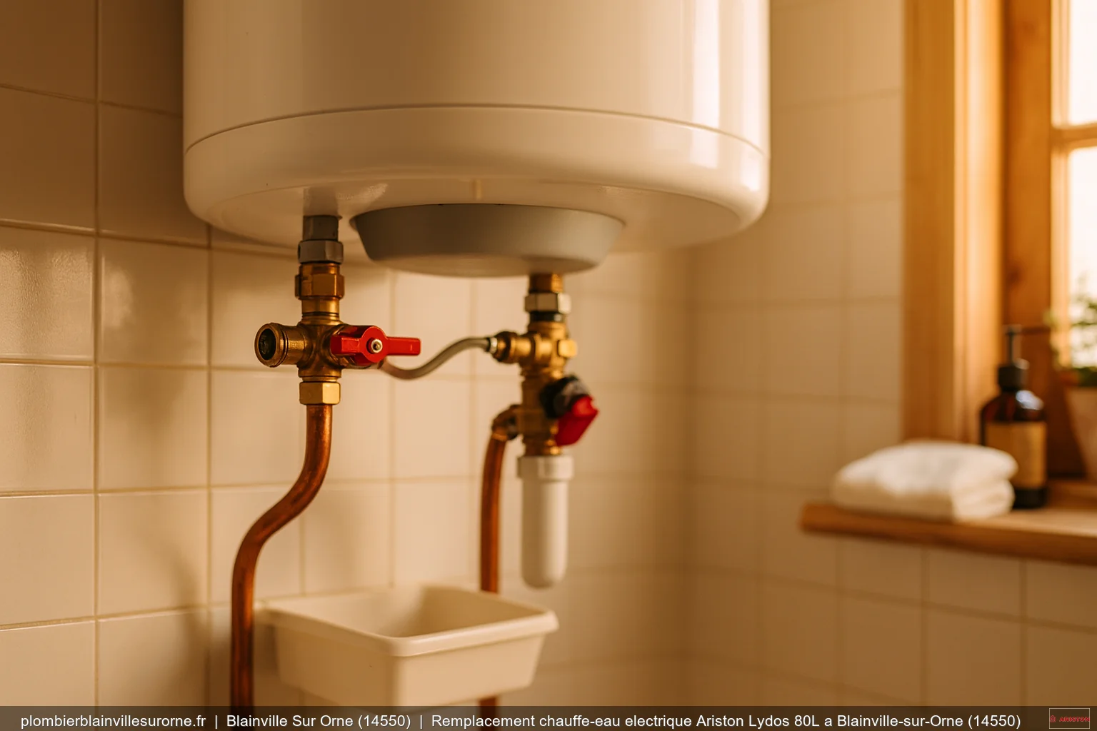 Remplacement chauffe-eau electrique Ariston Lydos 80L a Blainville-sur-Orne (14550)